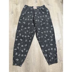 Vintage JACQE California Surf Style Pants 80s 90s Neon Label Boho Black L USA